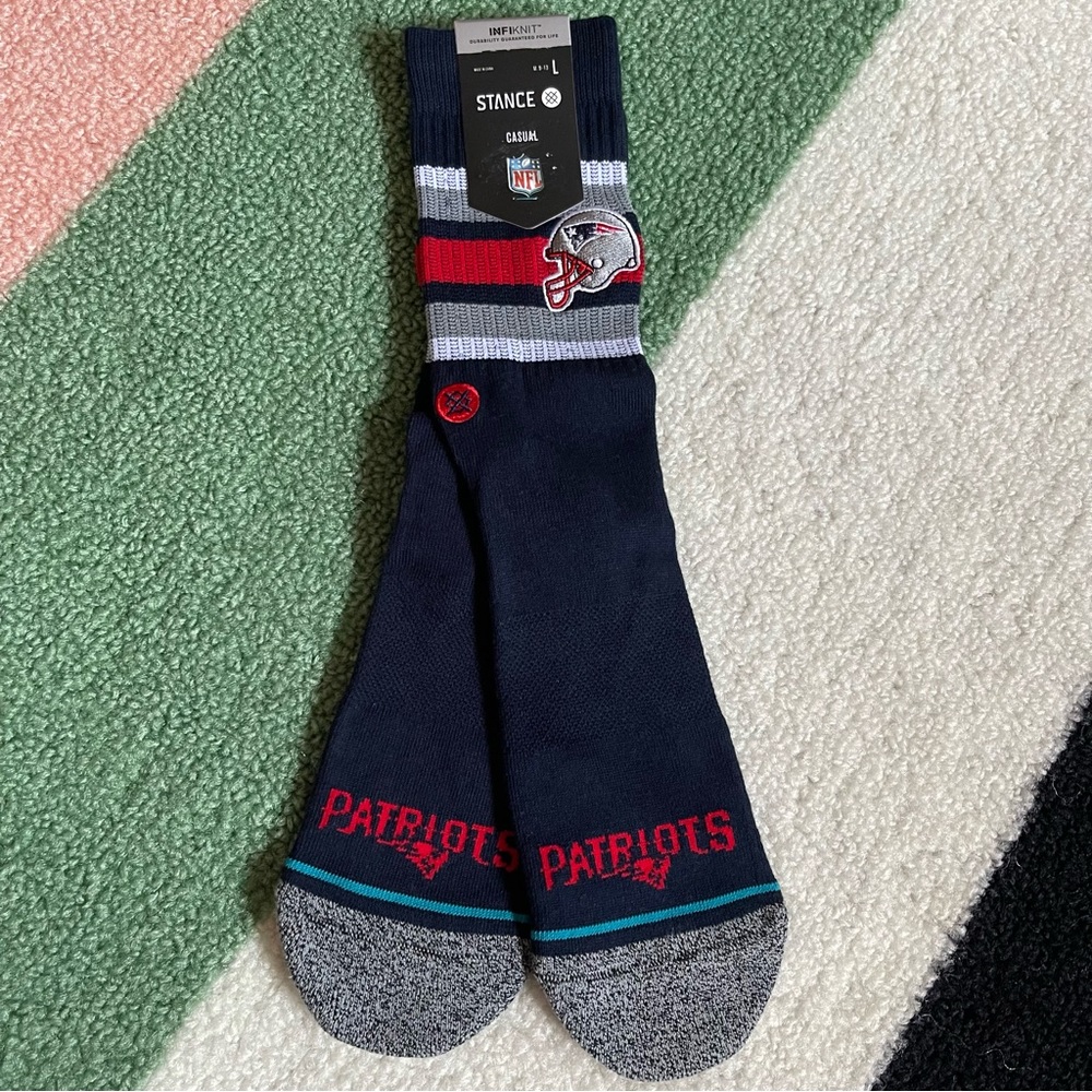🏈 Stance NFL New England Patriots Crew Socks
